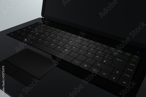 Laptop Detailaufnahme - 3D Render