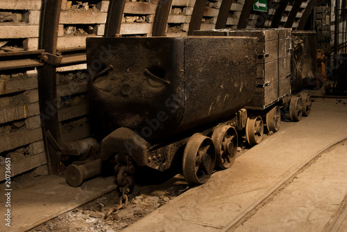 Old coal carts