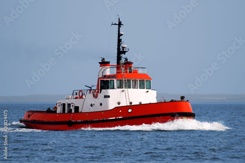 Tugboat at Speed