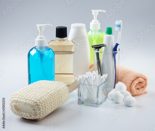 assorted toiletries