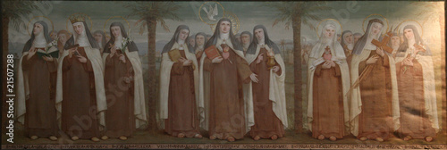 Carmelite Saints, The Church Stella Maris, Haifa, Israel