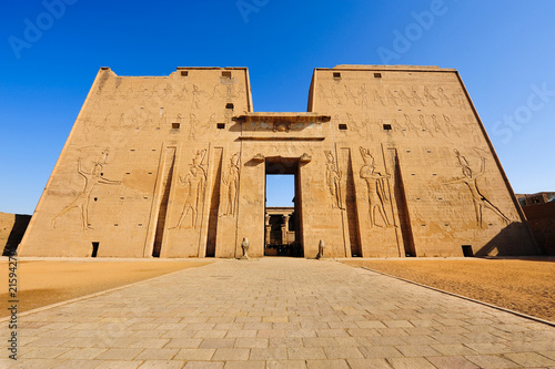 Horus temple in Edfu, Egypt