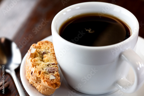 Coffee with cantuccini
