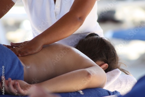 massage sur plage