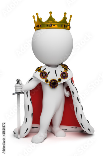 3d small people - king