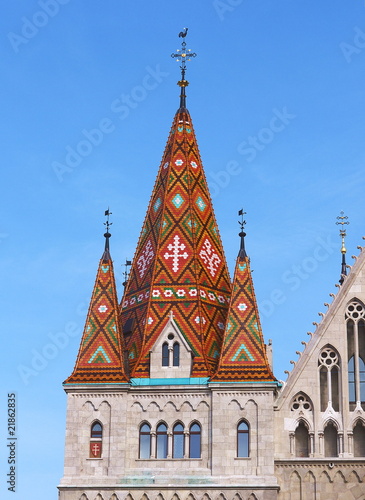 Budapest, tower of the Mathias church
