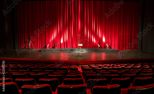 Cinema - Theater red interior