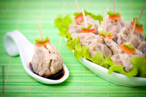 Bouchées de viande vapeur / Cuisine réunionnaise asiatique