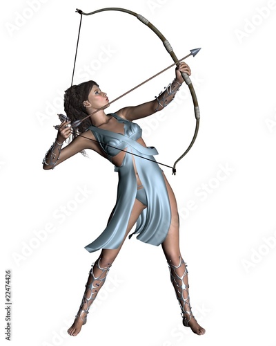 Diana (Artemis) the Huntress of classical mythology