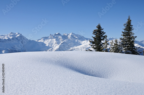 Winterlandschaft in den Bergen