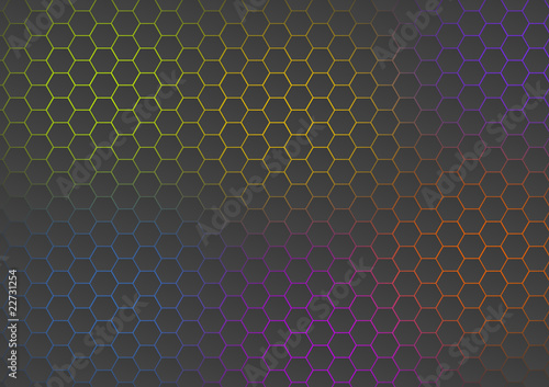 vector honeycomb abstract