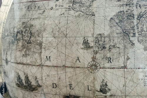 Antique Map/Globe.