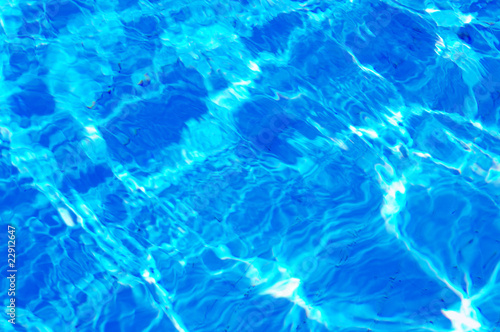 Photo of clean water of pool