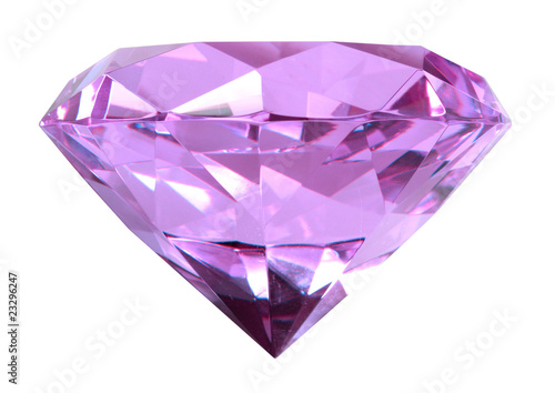 Singe puple crystal diamond