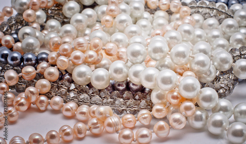 pearls, glass and plastic jewelry