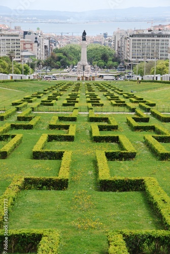 Eduardo VII park in Lisbon