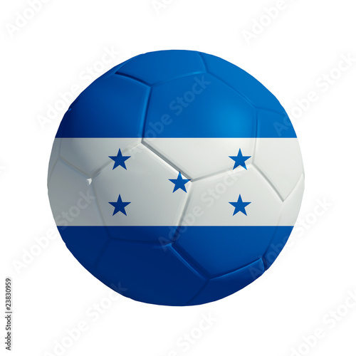 3D Ball withi honduras Flag