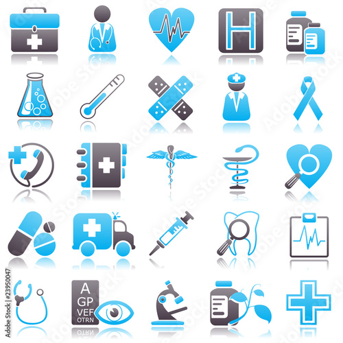 medicine Blue Icons