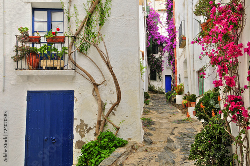 A street of Cadaques, Spain