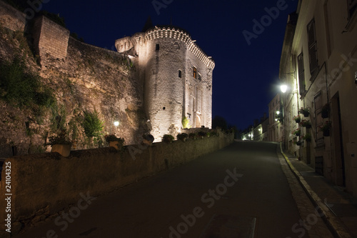 chateau medieval nuit loches