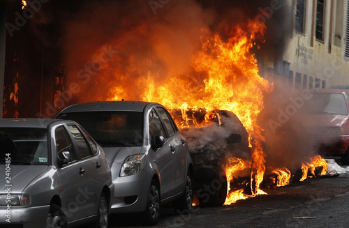 incendio coche