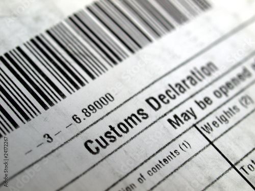 Customs declaration