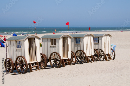 Badekarren auf Norderney