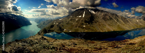 Stitched Panorama, MOUNTAIN LAKE