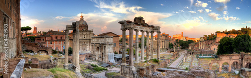 rzym hdr panoramiczny widok