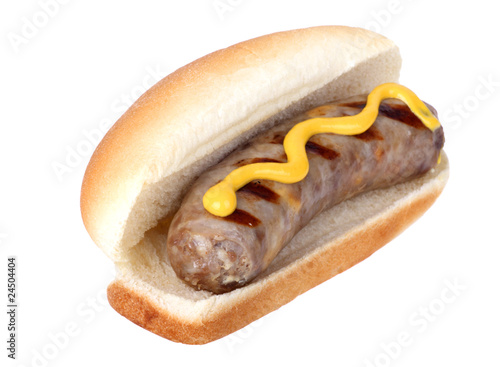 Bratwurst on a Bun