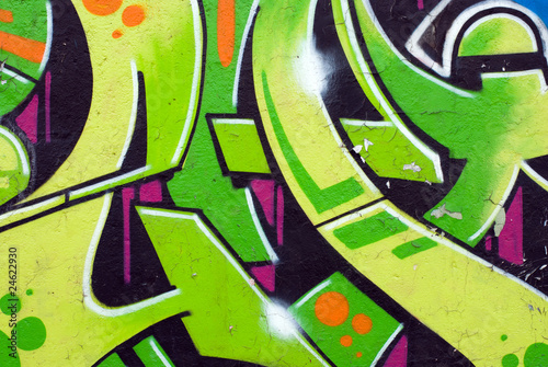 green graffiti