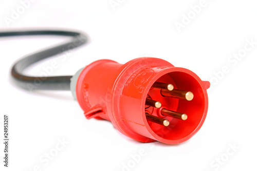 Starkstromstecker und Kabel