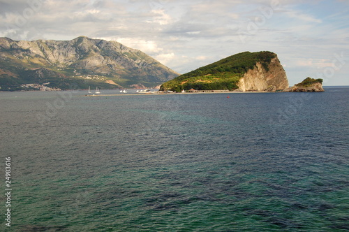 Island of Sveti Nikola near Budva, Montenegro