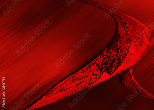 czerwona abstrakcja