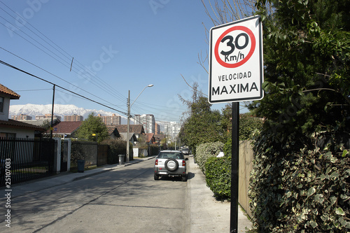 Velocidad maxima permitida.