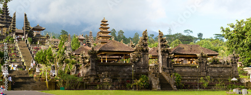 Panorama of Mother Temple of Besakih in Bali