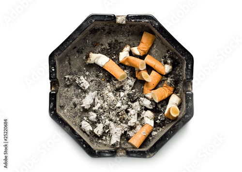 Ashtray isolated on white