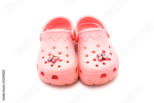 Pink crocks