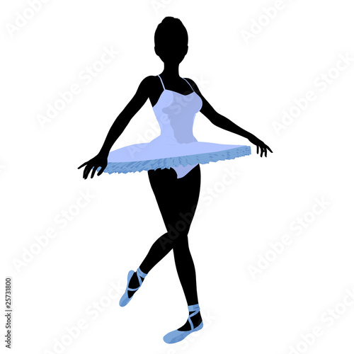 Ballerina Illustration Silhouette