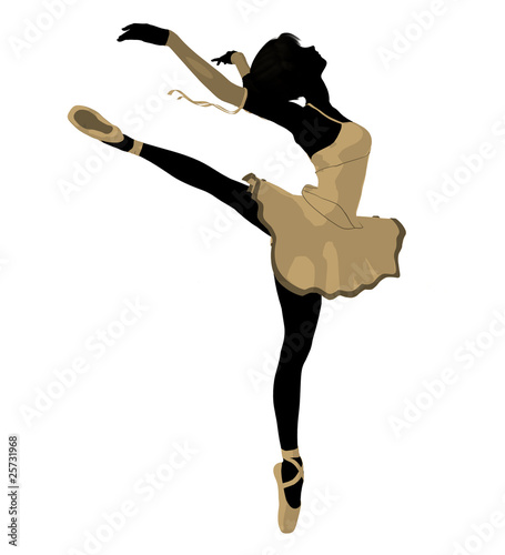 Ballerina Illustration Silhouette