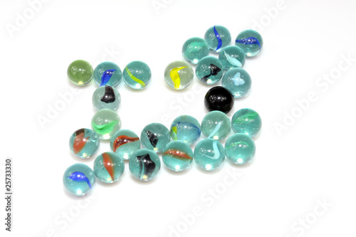 color glass balls
