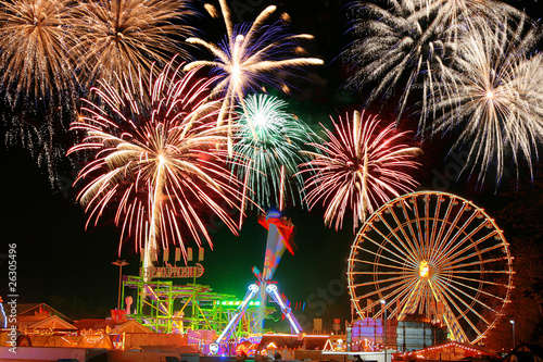 Feuerwerk Volksfest Nürnberg