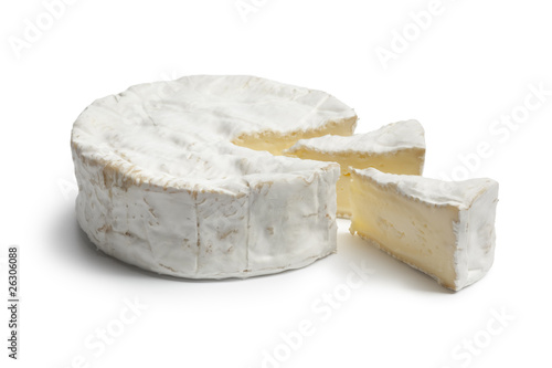 Camembert cheese with slices