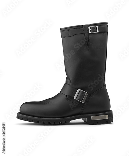 Black boots profil