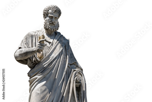 Statua di San Pietro, Piazza S. Pietro, Vaticano, Roma