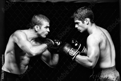 MMA - Mixed martial artists before a fight