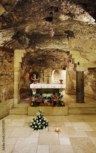 Grotto of Virgin Mary in the Basilica of Annunciation, Nazareth