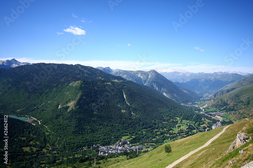 Vista panoramica del valle de Aran