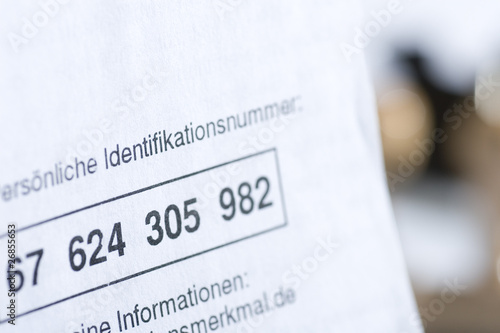 Identifikationsnummer (es ist die Nummer des Fotografen)