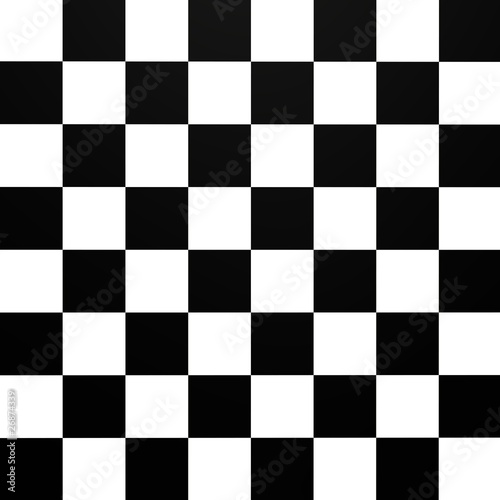 A chessboard pattern from top - 3d image